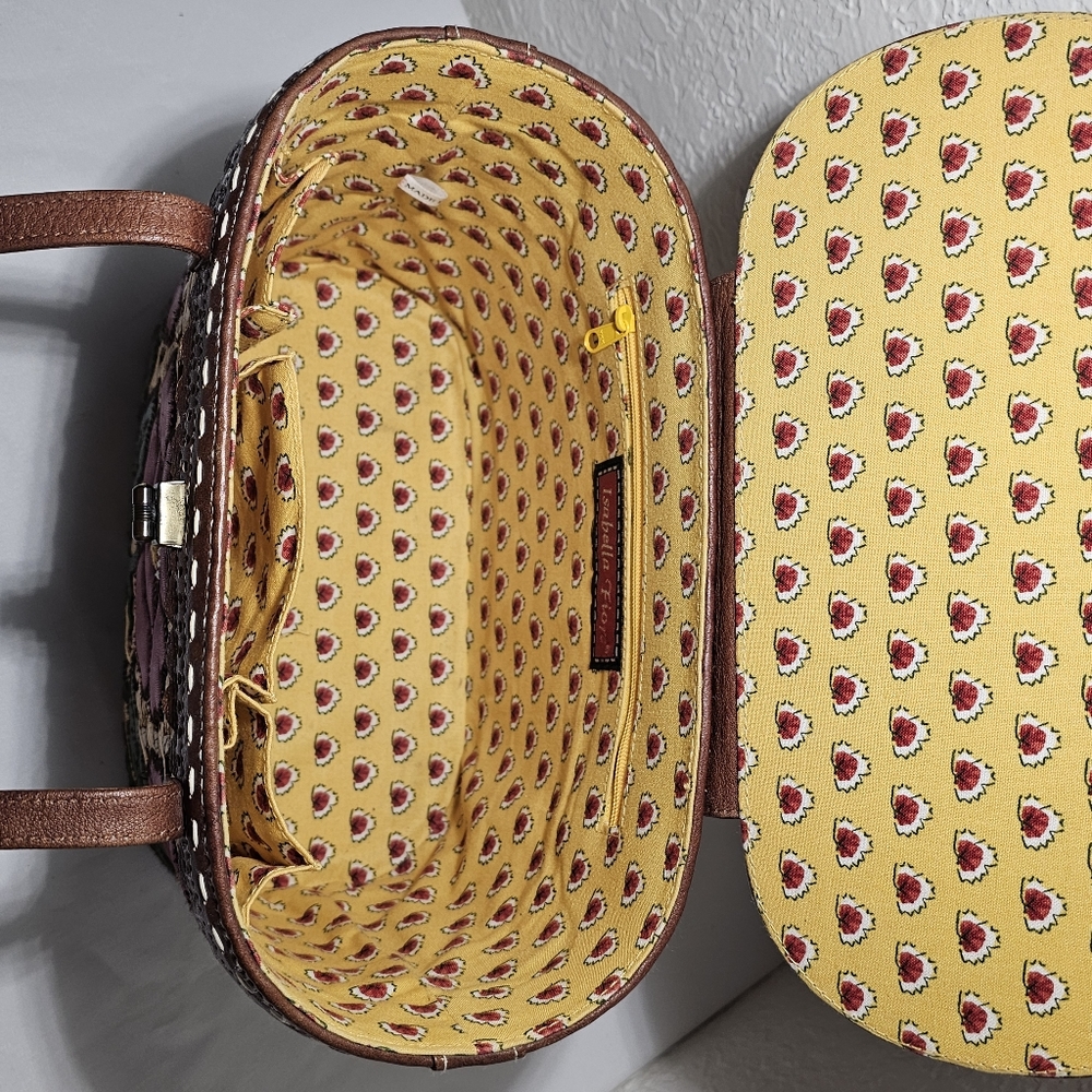 Isabella Fiore Flower Basket Satchel - Picture 16 of 16